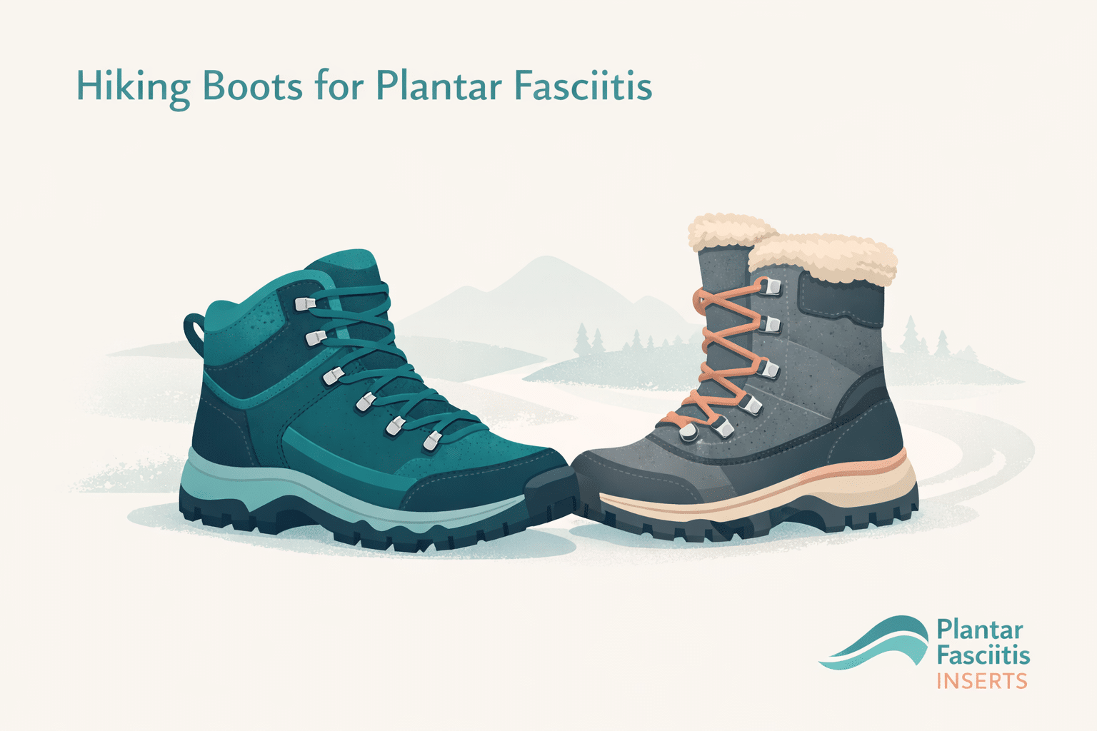 Hiking and winter boots for comfort